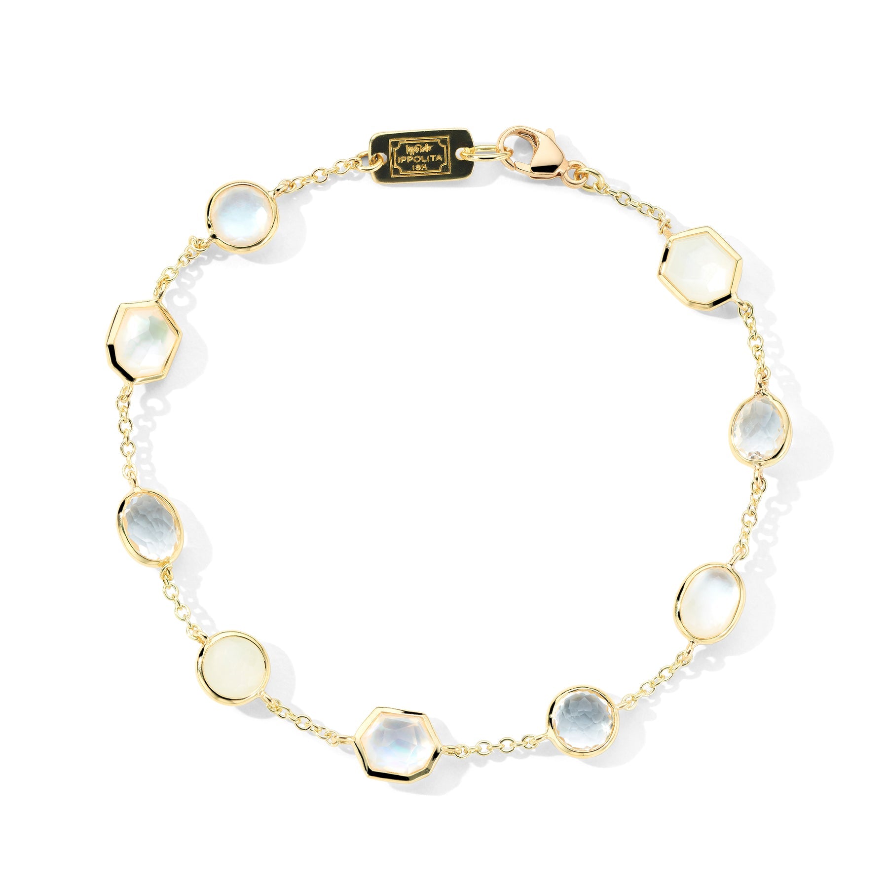 Rock Candy® 9-Stone Bracelet 18K GOLD IN FLIRT