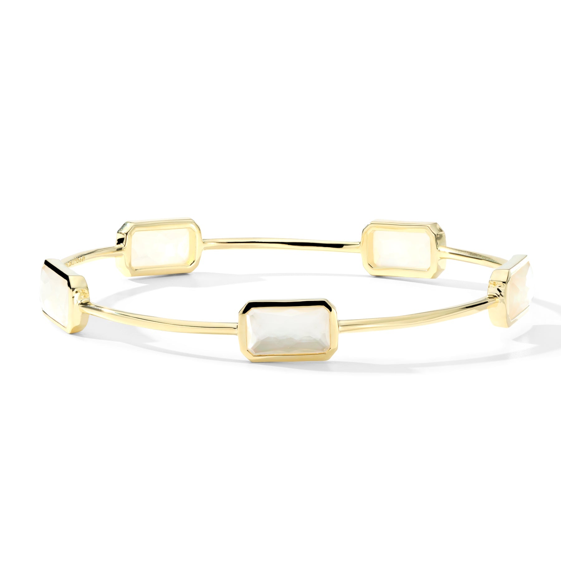 Rock Candy® Wide Gelato Multi-Stone Bangle Bracelet 18K GOLD IN MOTHER-OF-PEARL