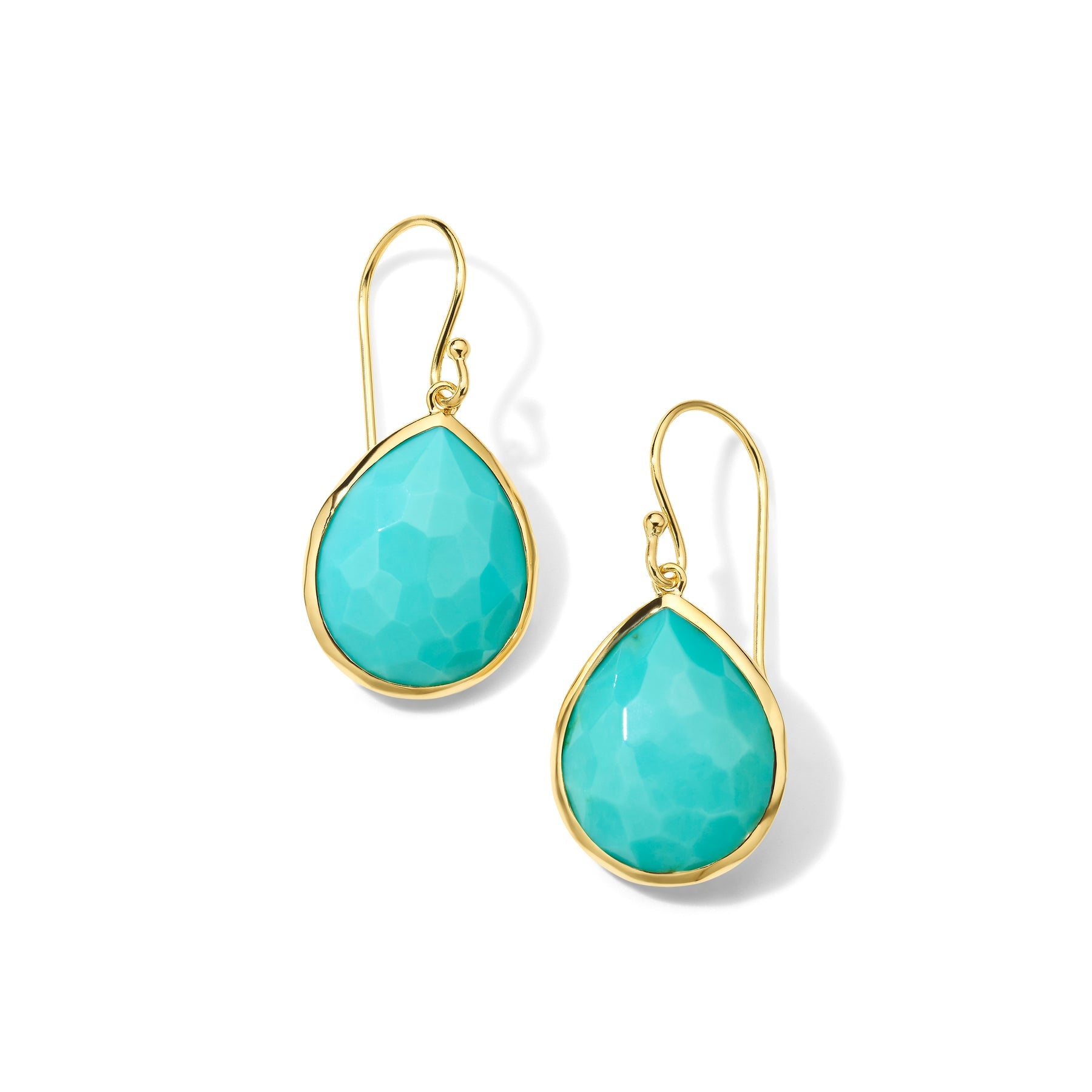Rock Candy® Medium Teardrop Earrings 18K GOLD IN TURQUOISE