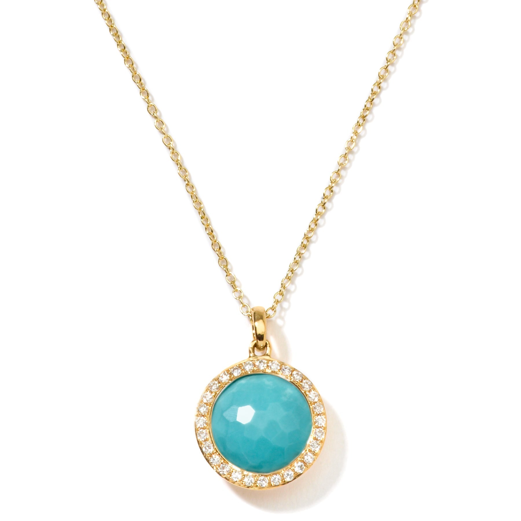 Lollipop® Small Pendant Necklace 18K GOLD With Diamonds