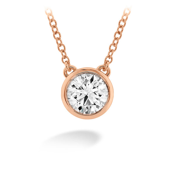 Hearts on Fire Classic Bezel Solitaire Pendant