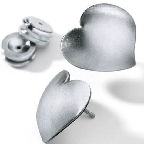 Humphrey Ear Studs Alpine Heart Pure