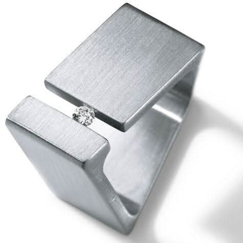 Humphrey Ring Diamond Rhomboid