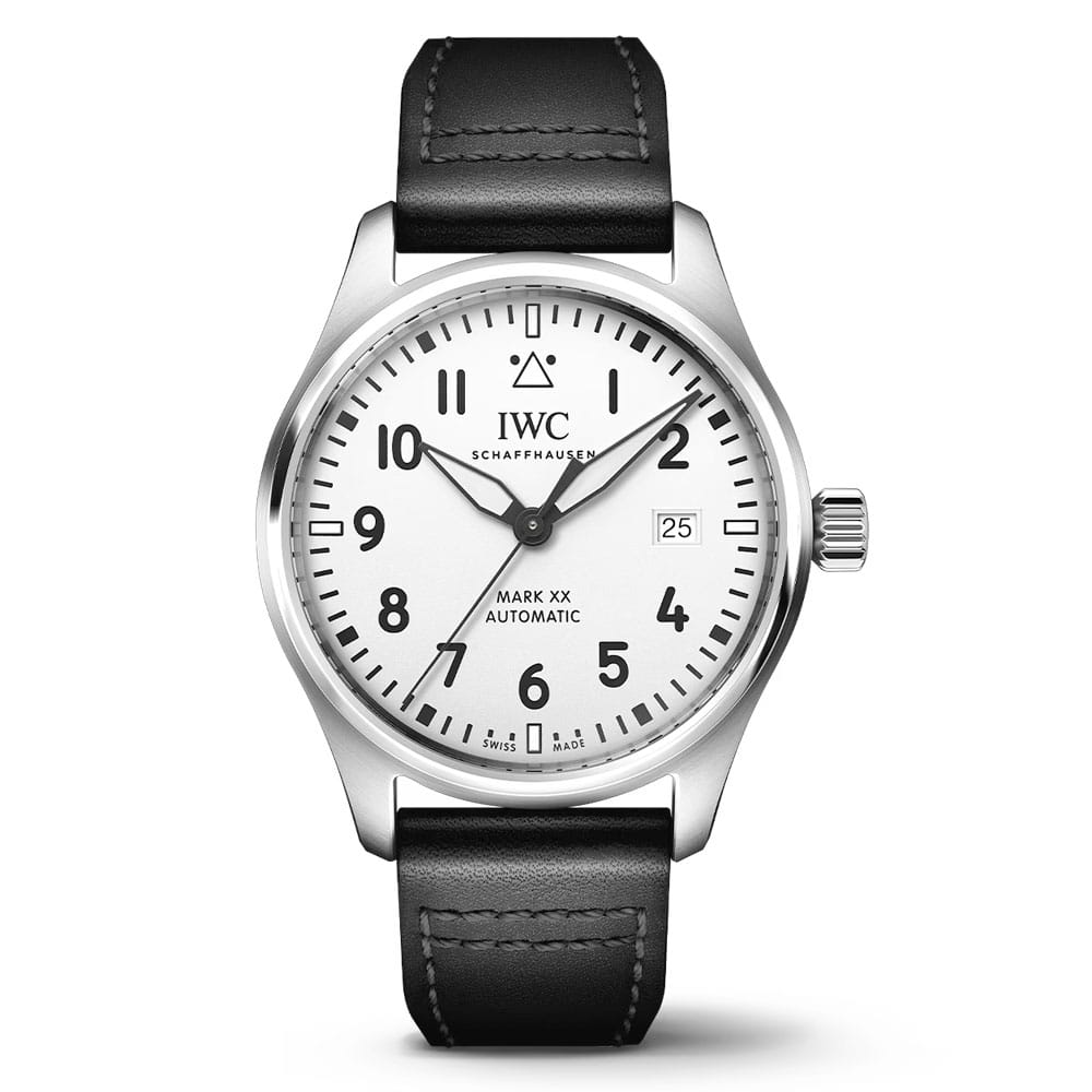 IWC IW328207 Mark XX Stainless Steel White Dial Pilot’s Watch