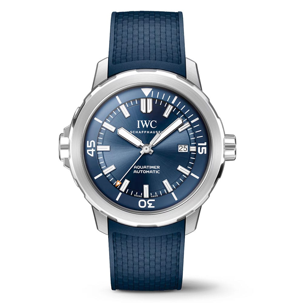 IWC IW328801 Aquatimer Automatic Stainless Steel Blue Dial Watch