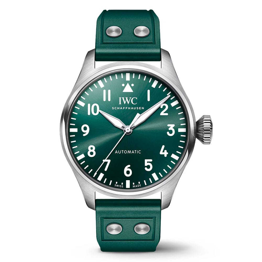 IWC IW329306 Big Pilot 43 Stainless Steel Green Dial Watch