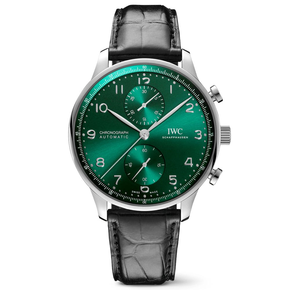IWC IW371615 Portugieser Chronograph Automatic Green Dial Men’s Watch