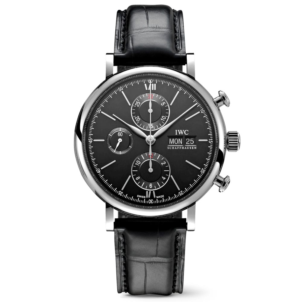 IWC Portofino IW391008 Automatic Chronograph Black Dial Men’s Watch