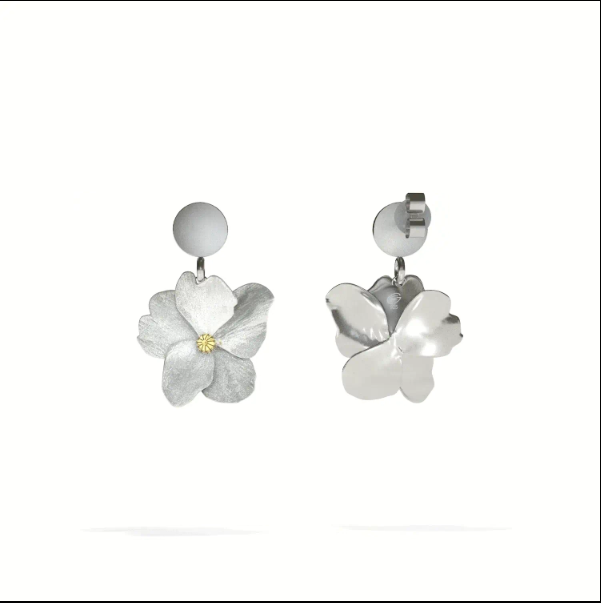 Lienz Rose Stud Earrings 925 Silver