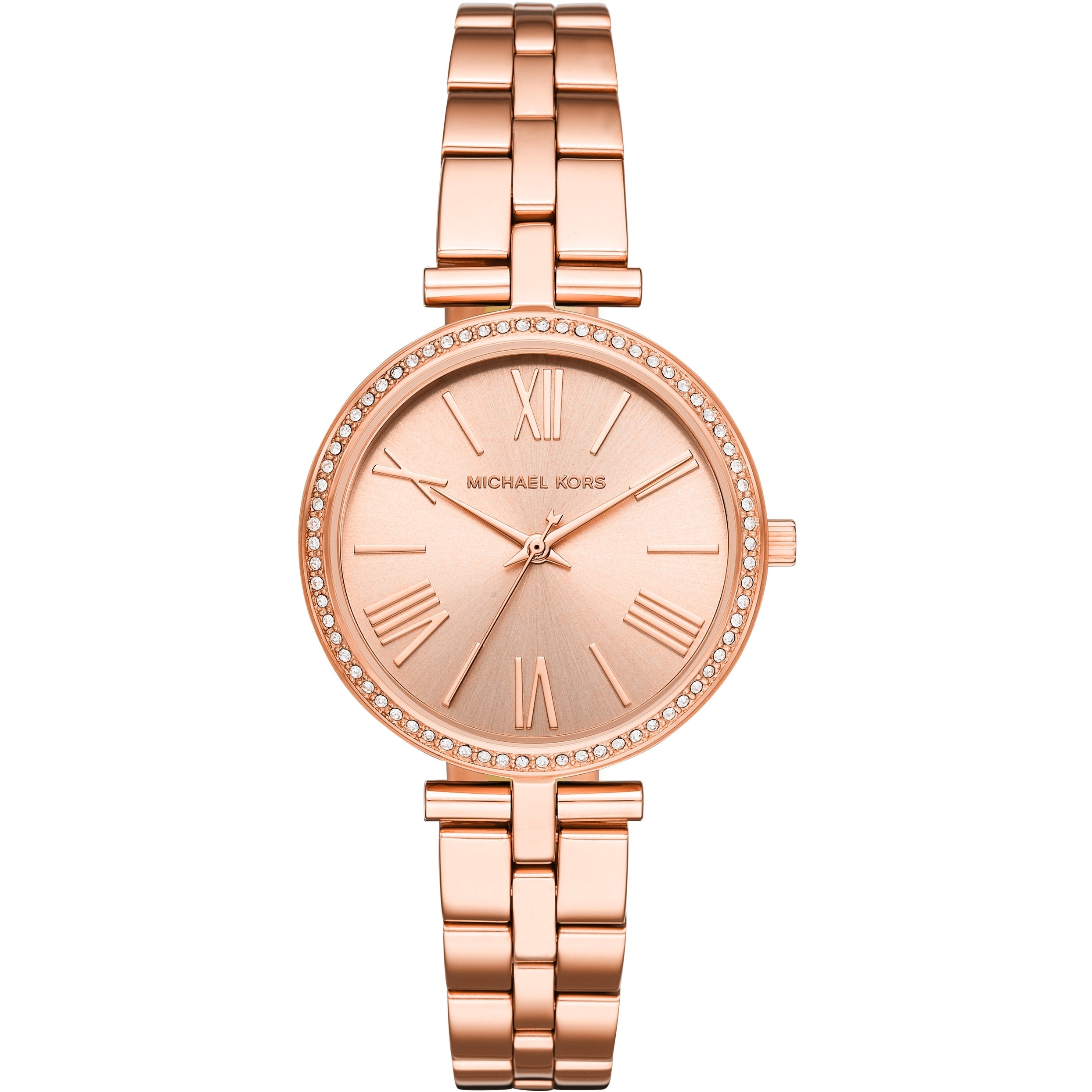 Macizarnos Crystal Rose Dial Ladies Watch (Rose-Gold)