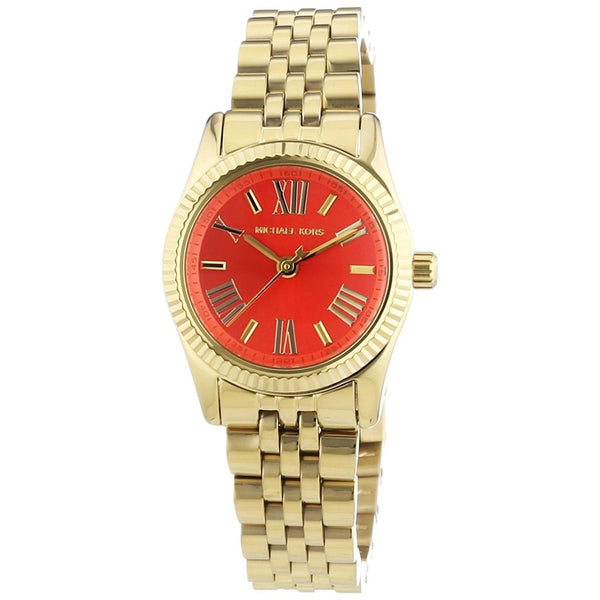 Michael Kors Women's MK3284 Lexington Petite Gold-Tone Stainless Steel Watch