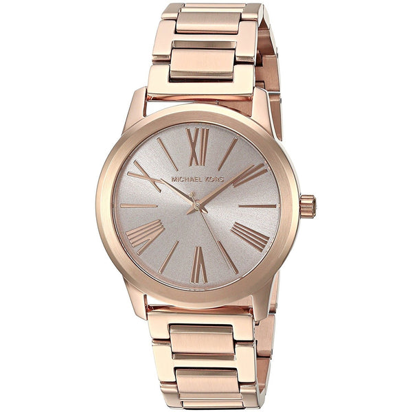 Michael Kors Women's MK3491 Hartman Rose-Tone Stainless Steel Watch