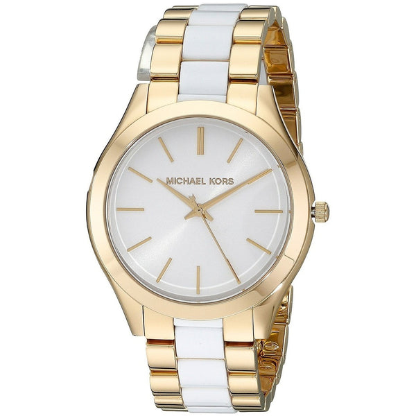 Michael Kors Women's MK4295 Slim Runway Two-Tone Stainless Steel Watch