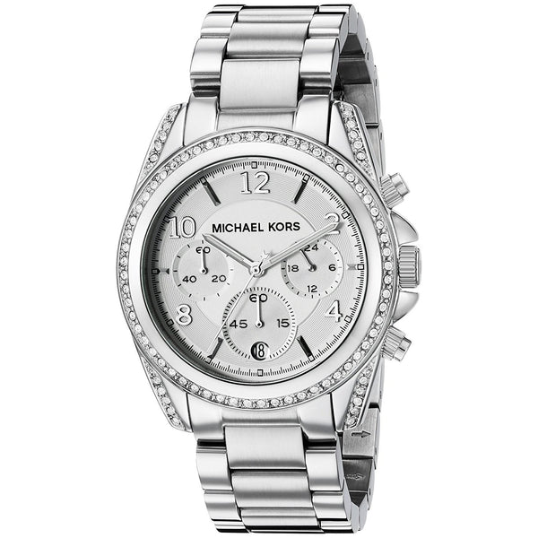 Michael Kors Women's MK5165 Blair Chronograph Crystal Stainless Steel Watch