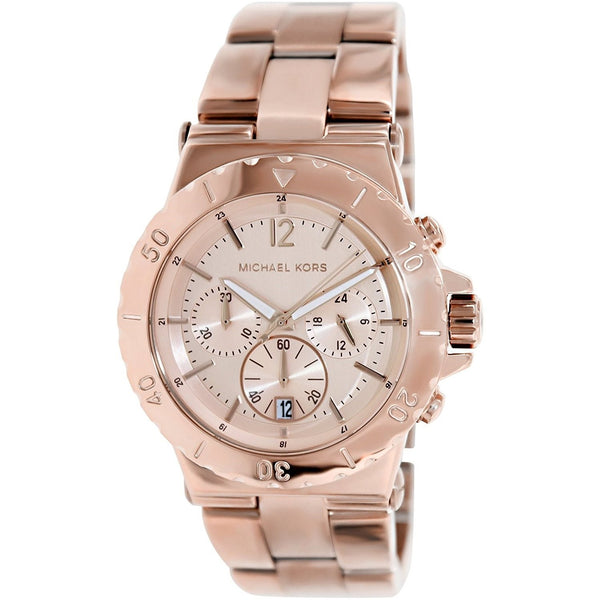 Michael Kors Women's MK5314 Chronograph Rose-Tone Stainless Steel Watch
