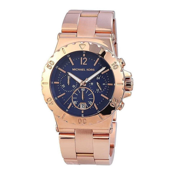 Michael Kors Women's MK5410 Chronograph Rose-Tone Stainless Steel Watch