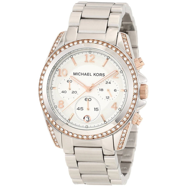 Michael Kors Women's MK5459 Blair Chronograph Crystal Stainless Steel Watch