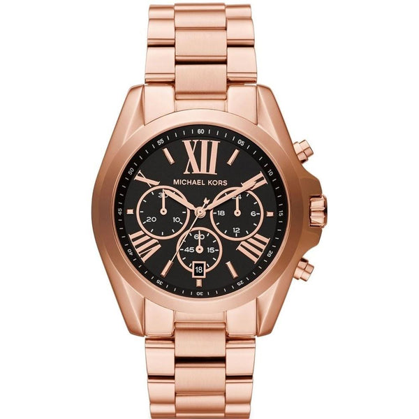 Michael Kors Women's MK5854 Bradshaw Chronograph Rose-Tone Stainless Steel Watch