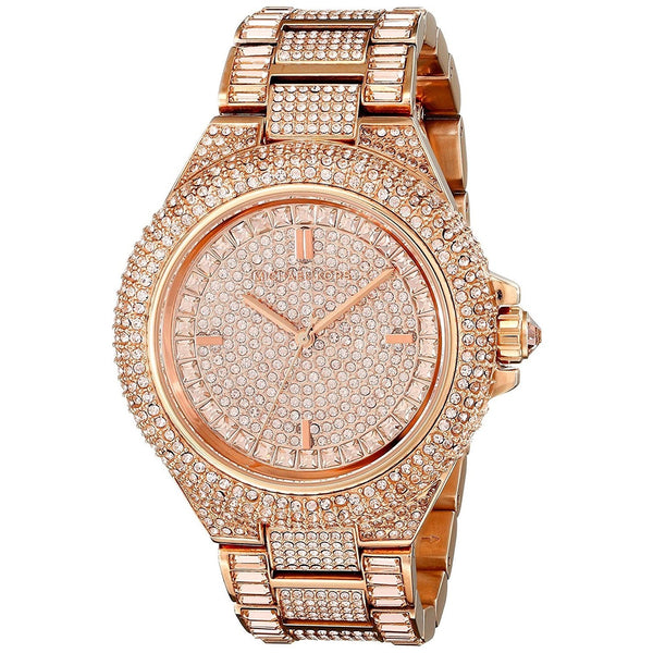 Michael Kors Women's MK5862 Camille Crystal Rose-Tone Stainless Steel Watch