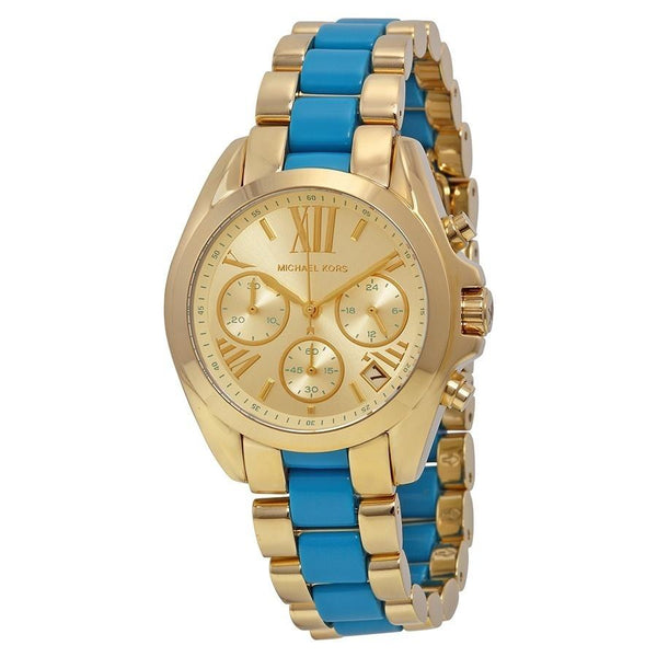 Michael Kors Women's MK5908 Bradshaw Chronograph Two-Tone Stainless Steel Watch