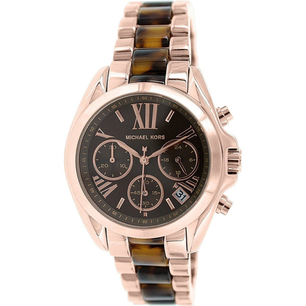 Michael Kors Women's MK5944 Bradshaw Chronograph Two-Tone Stainless steel and Acetate Watch
