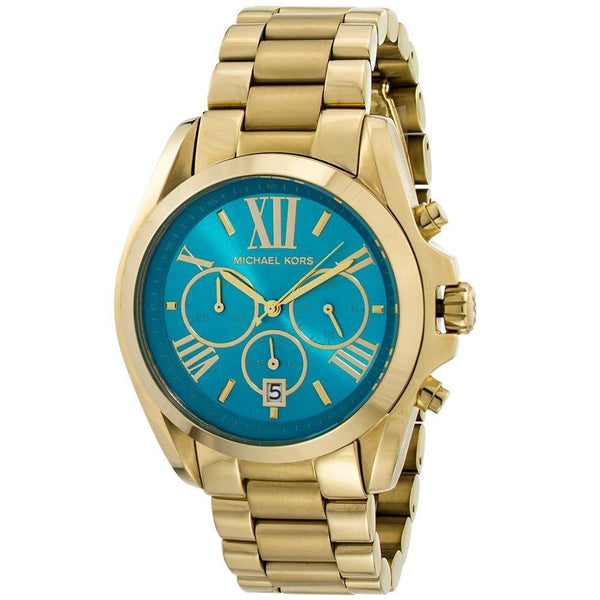 Michael Kors Women's MK5975 Bradshaw Chronograph Gold-Tone Stainless Steel Watch