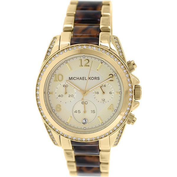Michael Kors Women's MK6094 Blair Chronograph Two-Tone Stainless Steel Watch