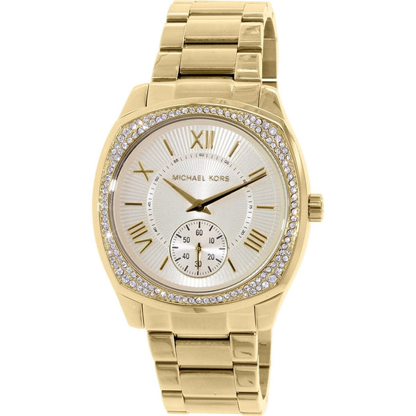 Michael Kors Women's MK6134 Bryn Crystal Gold-Tone Stainless Steel Watch