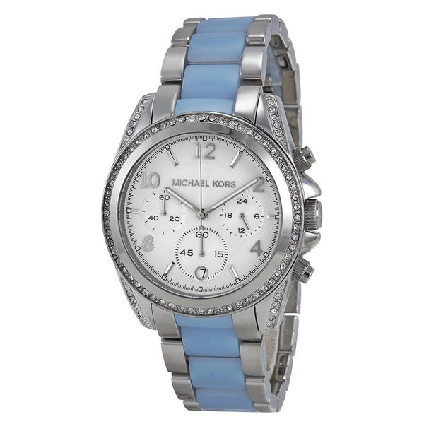 Michael Kors Women's MK6137 Blair Chronograph Crystal Two-Tone Stainless Steel Watch
