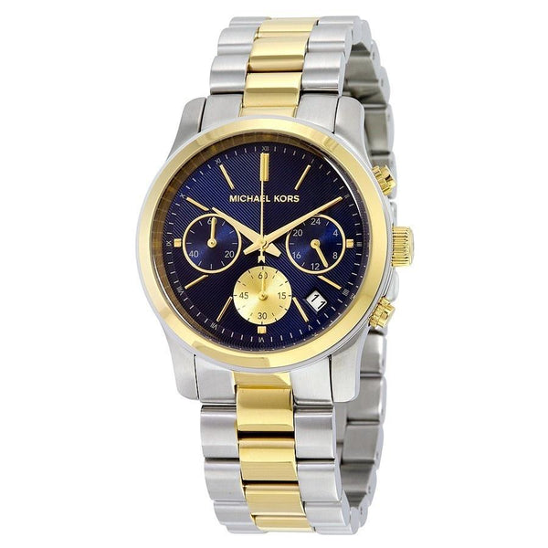 Michael Kors Women's MK6165 Runway Chronograph Two-Tone Stainless Steel Watch