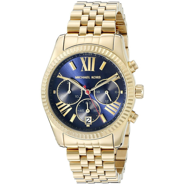 Michael Kors Women's MK6206 Lexington Chronograph Gold-Tone Stainless Steel Watch
