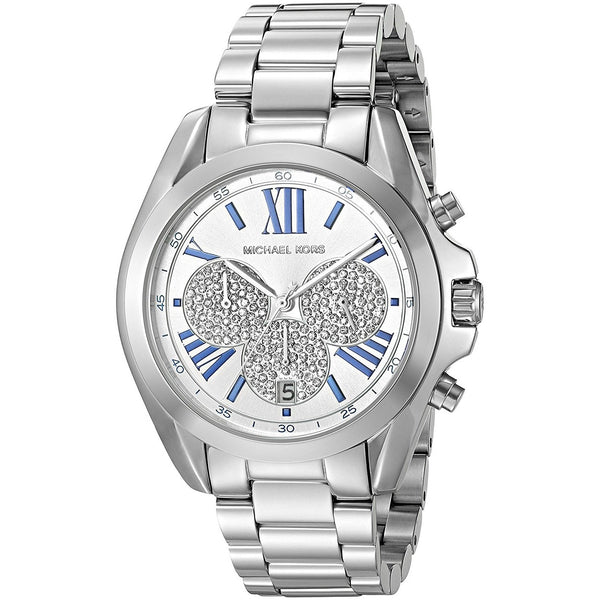 Michael Kors Women's MK6320 Bradshaw Chronograph Crystal Stainless Steel Watch