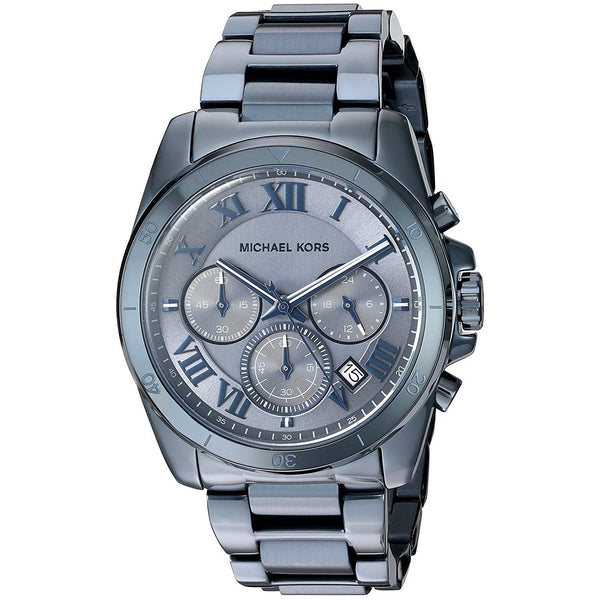 Michael Kors Women's MK6361 Brecken Chronograph Blue Stainless Steel Watch