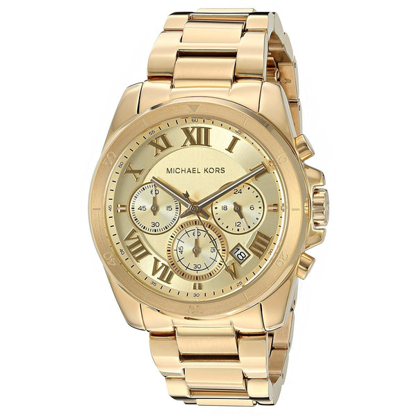 Michael Kors Women's MK6366 Brecken Chronograph Gold-Tone Stainless Steel Watch