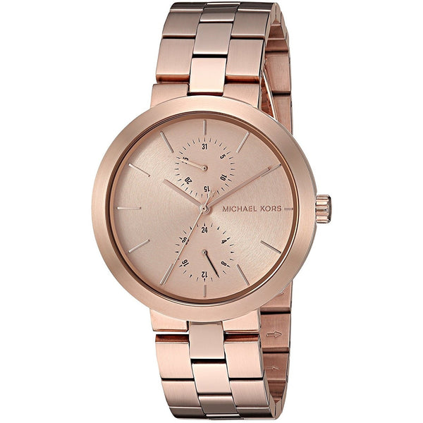 Michael Kors Women's MK6409 Garner Chronograph Rose-Tone Stainless Steel Watch