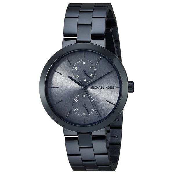 Michael Kors Women's MK6410 Garner Chronograph Blue Stainless Steel Watch