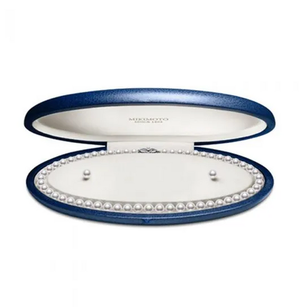 Mikimoto 18" Akoya Cultured Pearl Two-Piece Gift Set