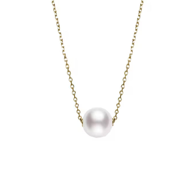 Mikimoto Akoya Single Cultured Pearl 18" Necklace
