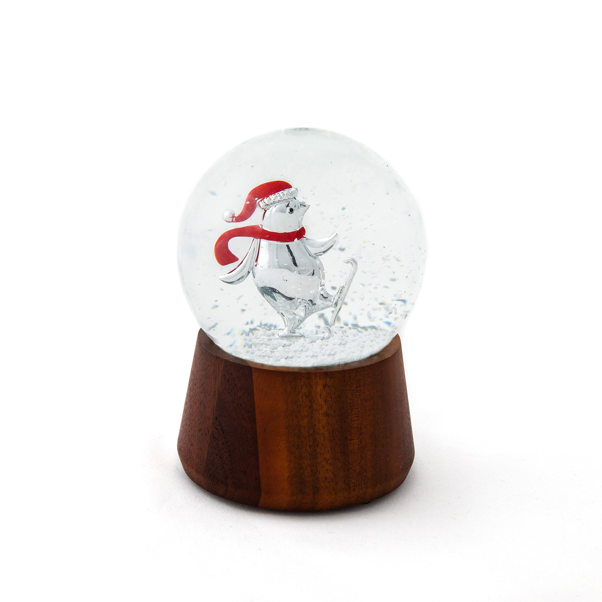 Skating Penguin Snowglobe