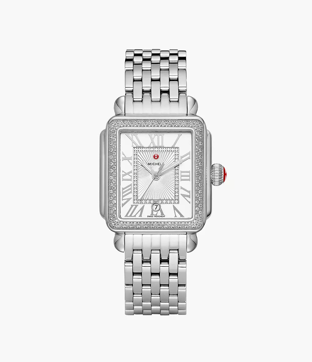 Deco Madison Stainless Diamond Watch