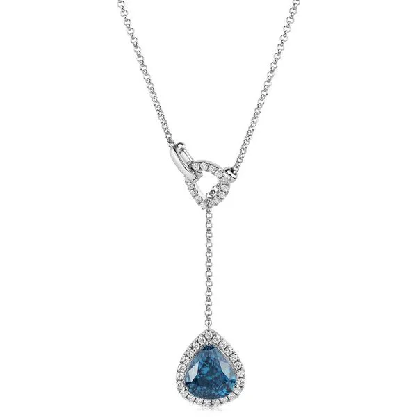 Platinum Zircon Necklace