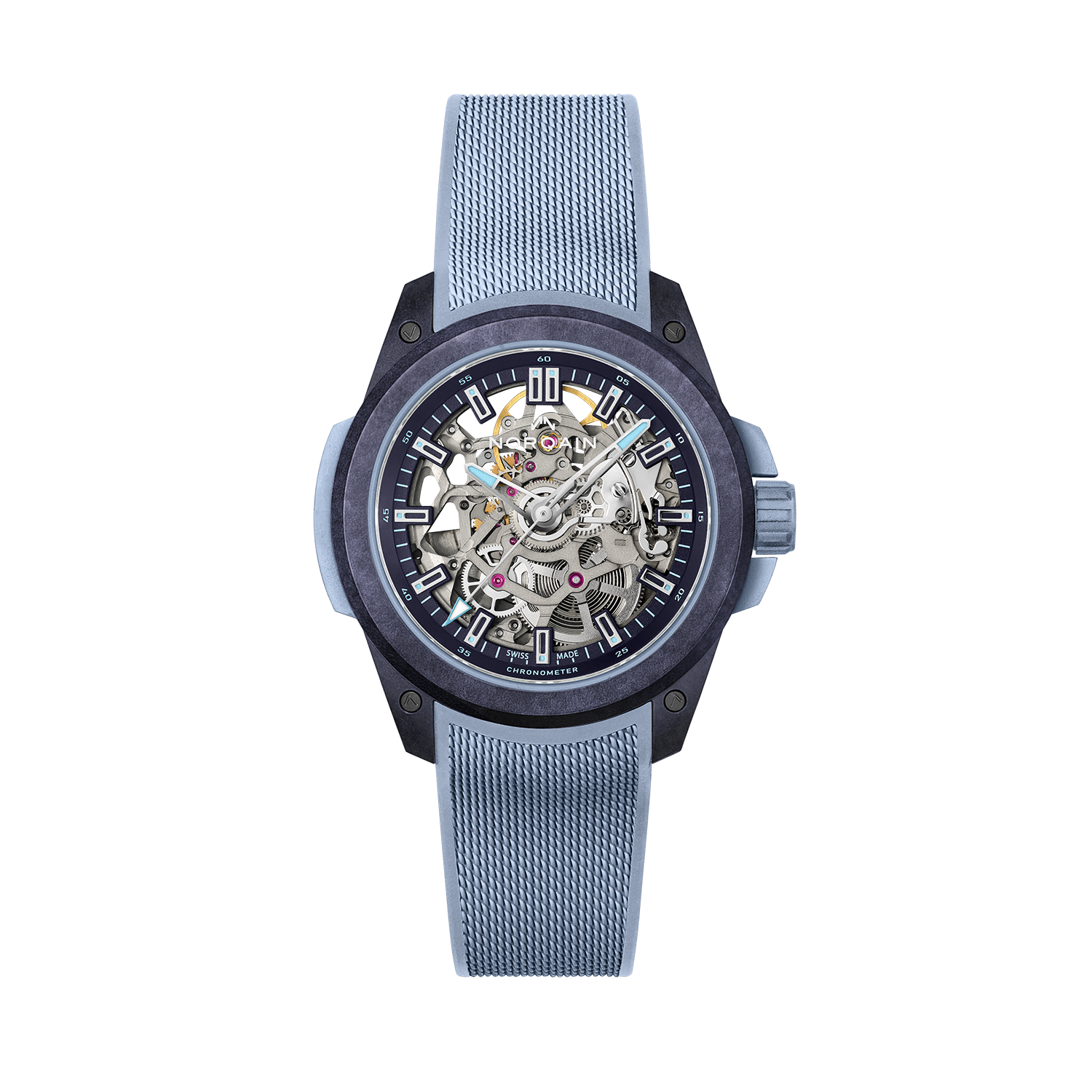 Wild One Skeleton 39MM - Purple Ice Blue