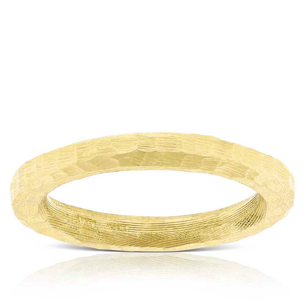 Toscano Roman Hammered Ring 14K, Size 8