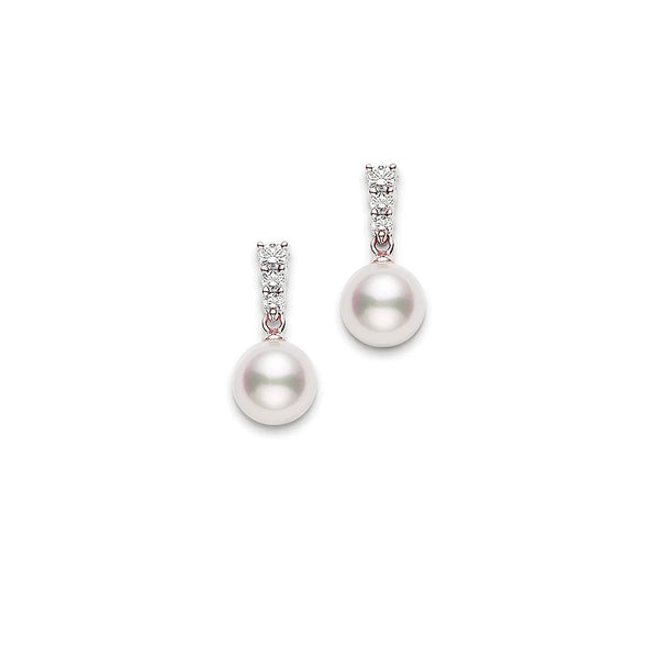 Mikimoto Morning Dew Akoya Cultured Pearl Earrings