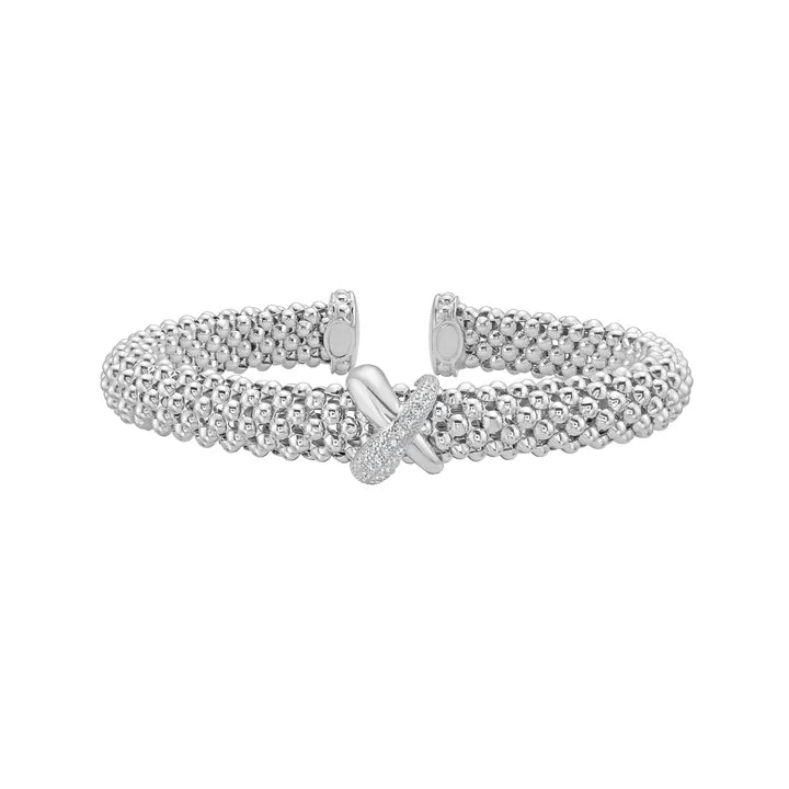 Phillip Gavriel Silver Diamond Prosecco X Cuff