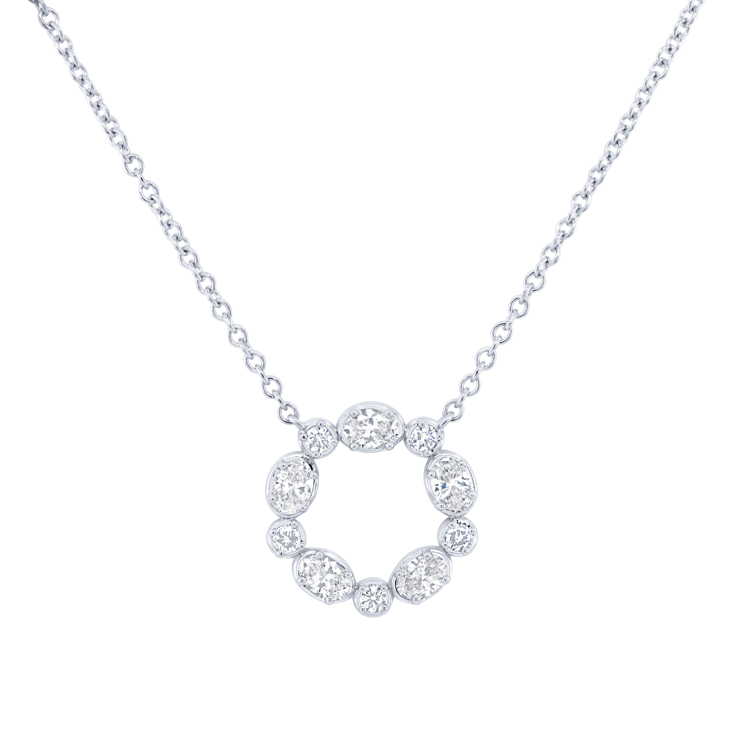 0.85ctw Diamond Brooch Pendant