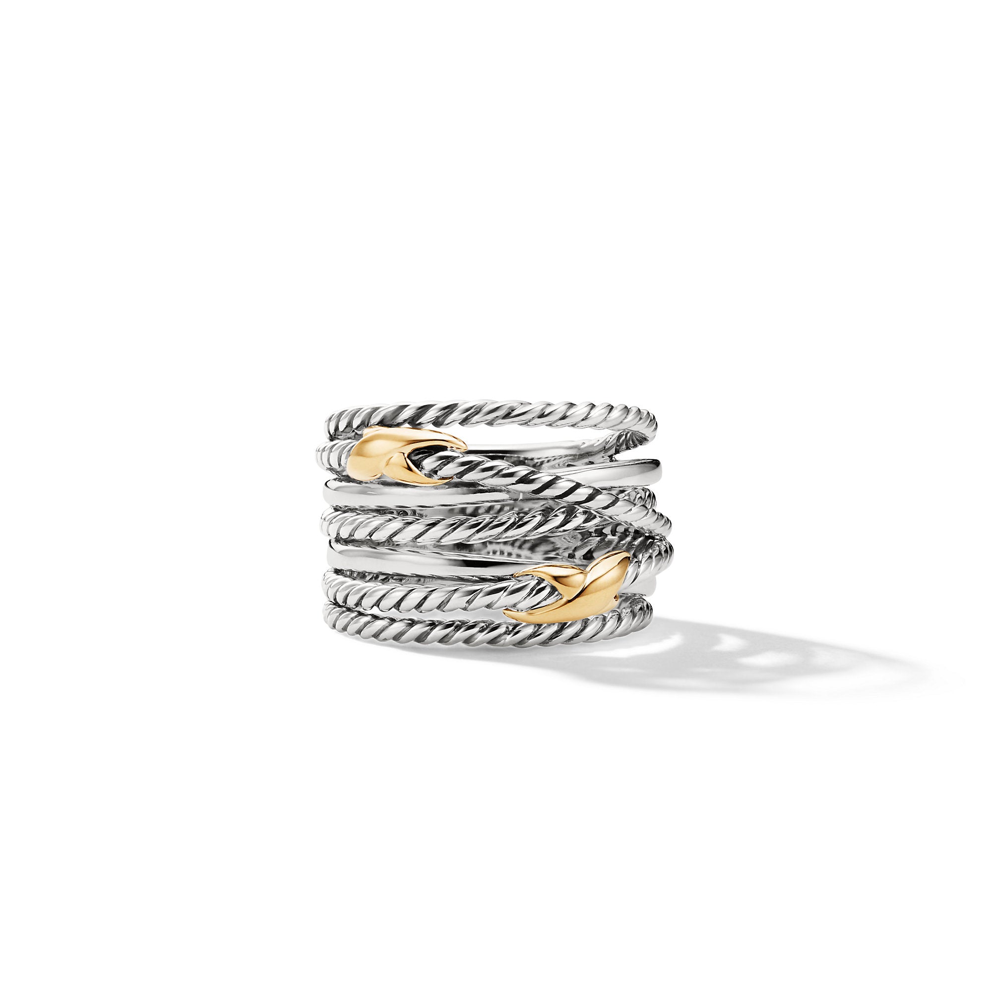 David Yurman Double X Crossover Ring- R07456 S88