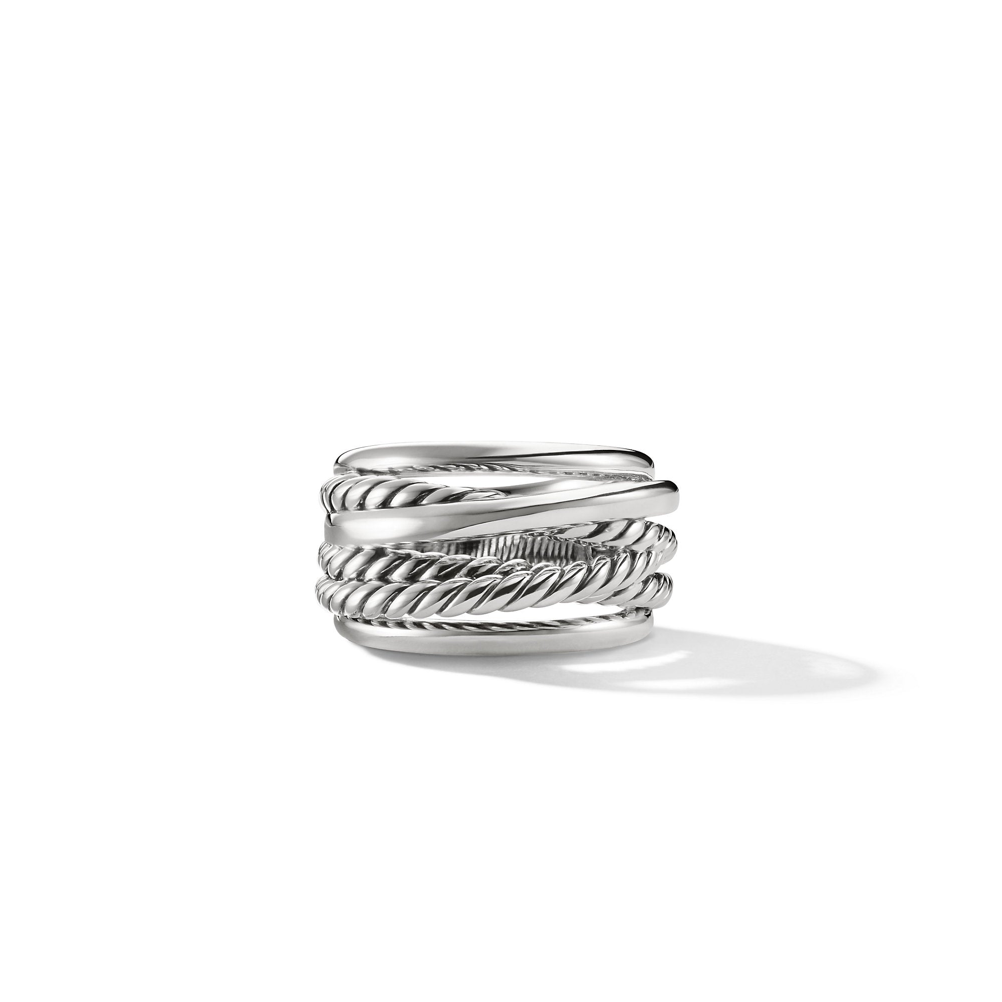 David Yurman Crossover Narrow Ring- R09458 SS7