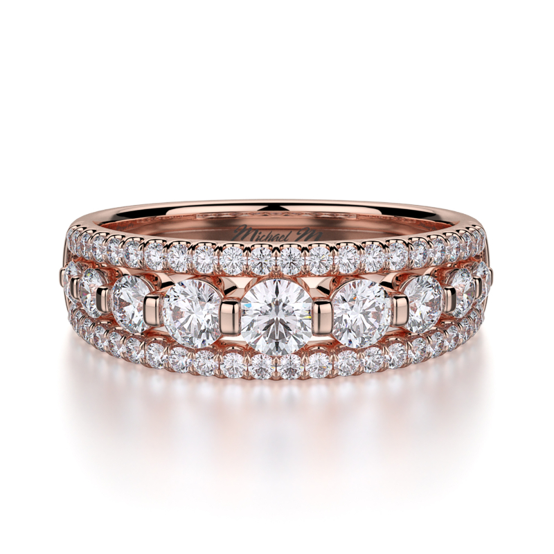 R306B Women's Rose Gold Wedding Ring