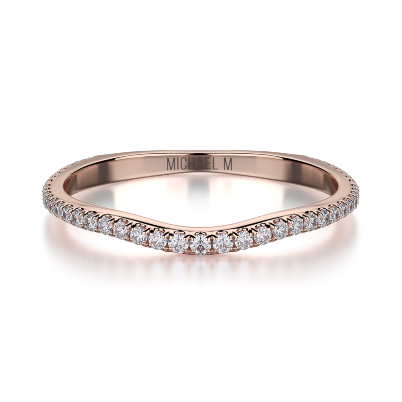 R440SB Women's Rose Gold Wedding Ring